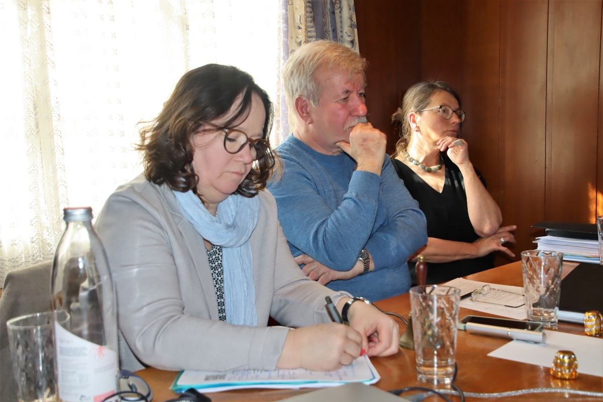 Von links: Daniela Zimmermann (Aktuarin), Pius Huwiler (Präsident) und Ursula Huber (Finanzen).