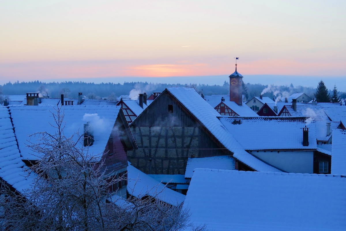 Das «Türmli» im Winter von Andrea Röhren schaffte es auf Platz drei. Die Fotos auf dem ersten und zweiten Platz lassen sich an der Ausstellung am kommenden Wochenende bestaunen.