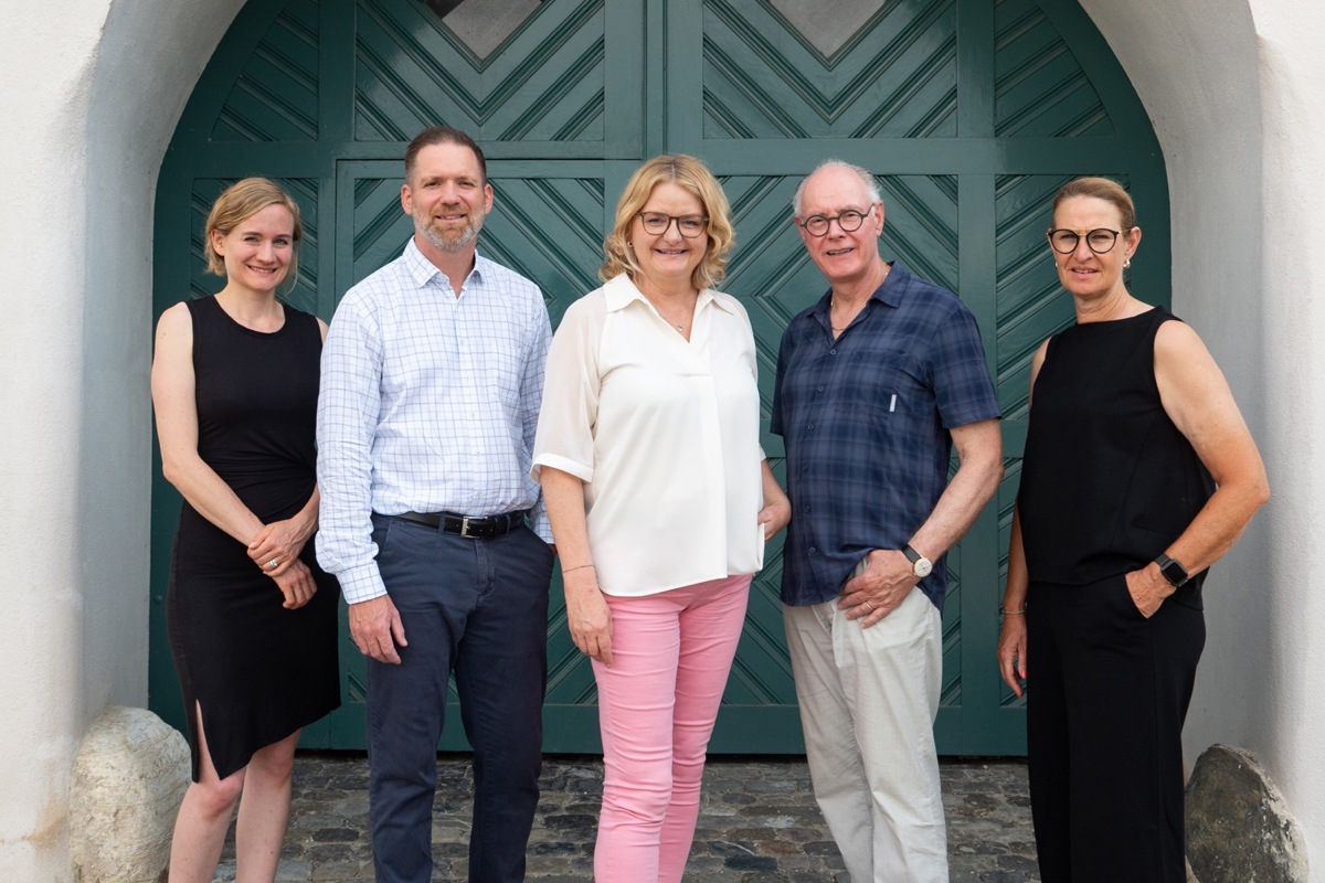 Von links: Natalie Stauber, Stefan Leu, Catherine Nägeli Diethelm, Peter Kissling und Beatrice Salce. Es fehlt: Christina Furrer.