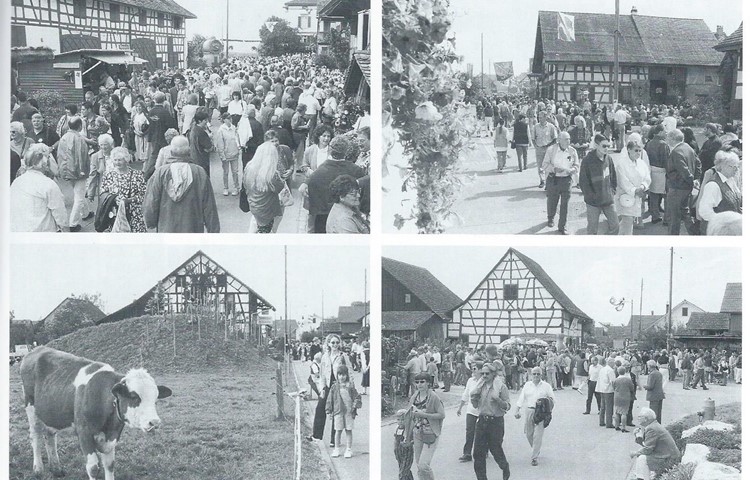 Aus einem privaten Bildband: In Zeiten von Corona kann man sich Menschenansammlungen wie am Herbstfest 1997 in Rudolfingen nur schwer vorstellen.