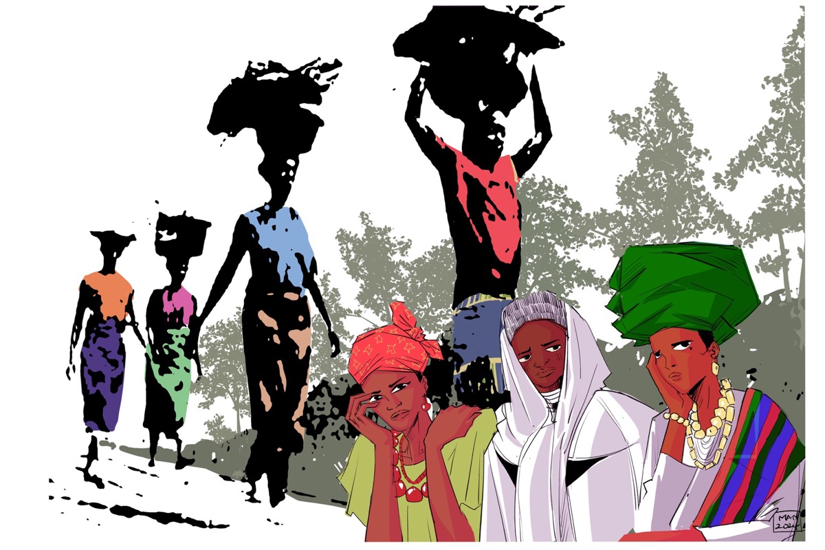 Das Titelbild «Ruhe der Erschöpften» des Weltgebetstags gestaltete die Künstlerin Gift Amarachi Ottah.