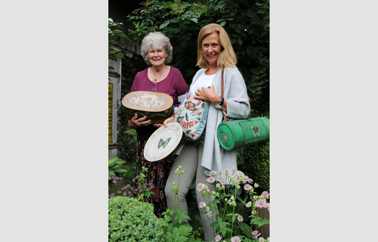 Lauschige Gartenwinkel und hervorragend gemachtes Kunsthandwerk sind die Leidenschaft von Norma Reimann und ihrer Tochter Michele Kuntz.