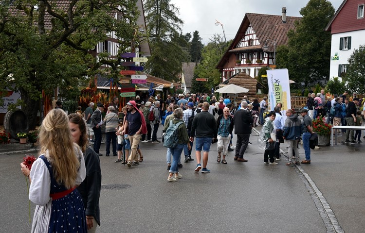 Am Samstag und Sonntag tummelten sich viele Besucher auf dem Buchberger Herbstfest.