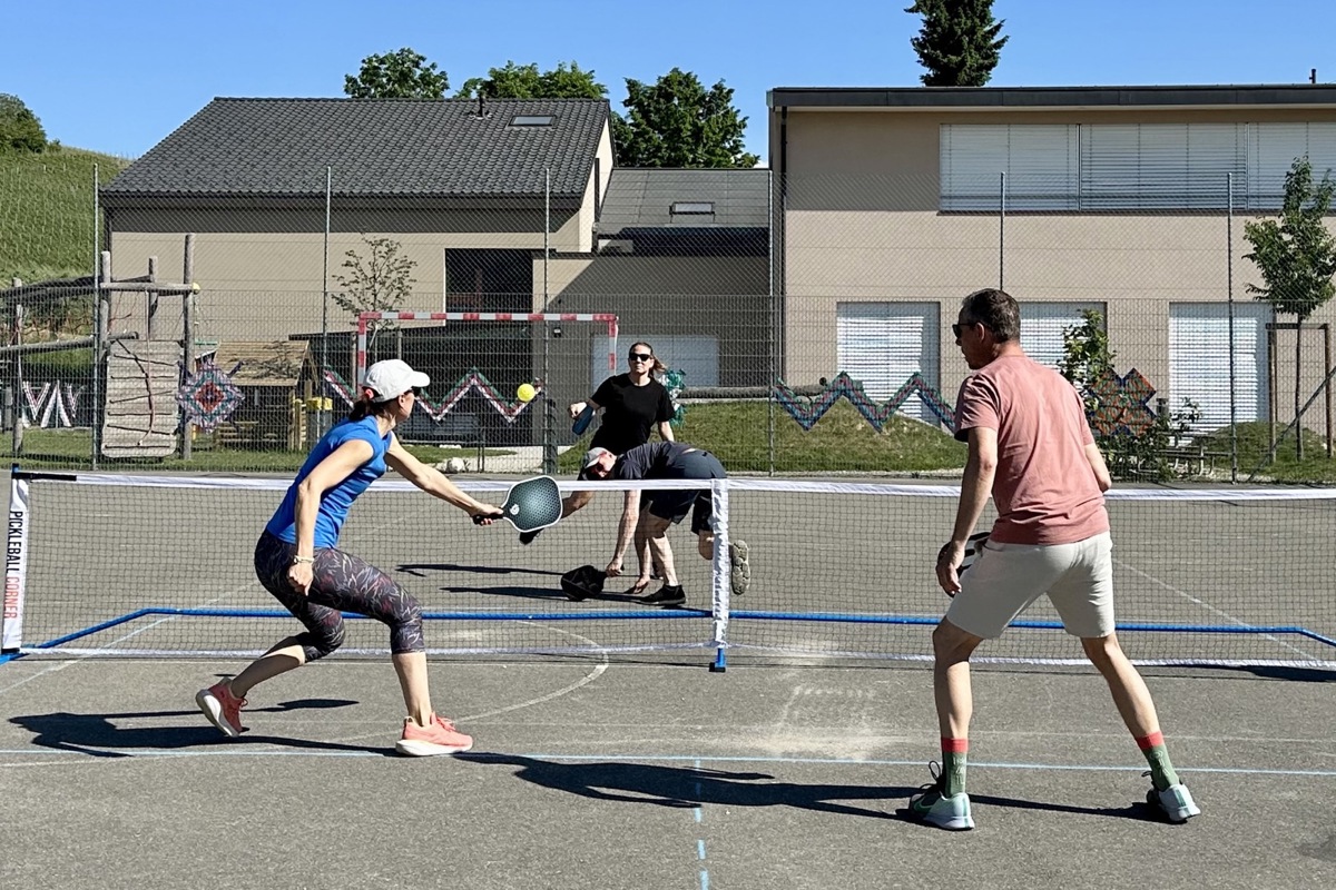 Nicht nur beim Pickleball zeigte die Bevölkerung von Dachsen vollen Körpereinsatz. Die Gemeinde sammelte über eine Million Bewegungsminuten und landete auf dem zweiten Platz.