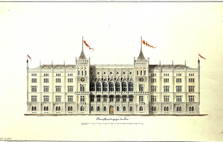 1848 machte sich Zürich wenig Gedanken über seine Verfassung. Grösser waren die Bemühungen, das Bundeshaus in die Stadt zu holen. Der Architekt Ferdinand Stadler hätte diese Version gerne mit Blick auf den See umgesetzt.