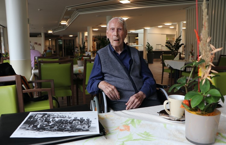 Christian Meier erinnert sich an die letzten Tage des Zweiten Weltkriegs. Sein Zuhause wurde damals versehentlich beschossen.