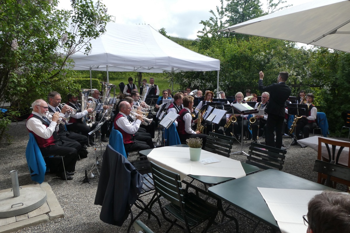Der Musikverein Stammheim spielt am Sonntag im Grünen.