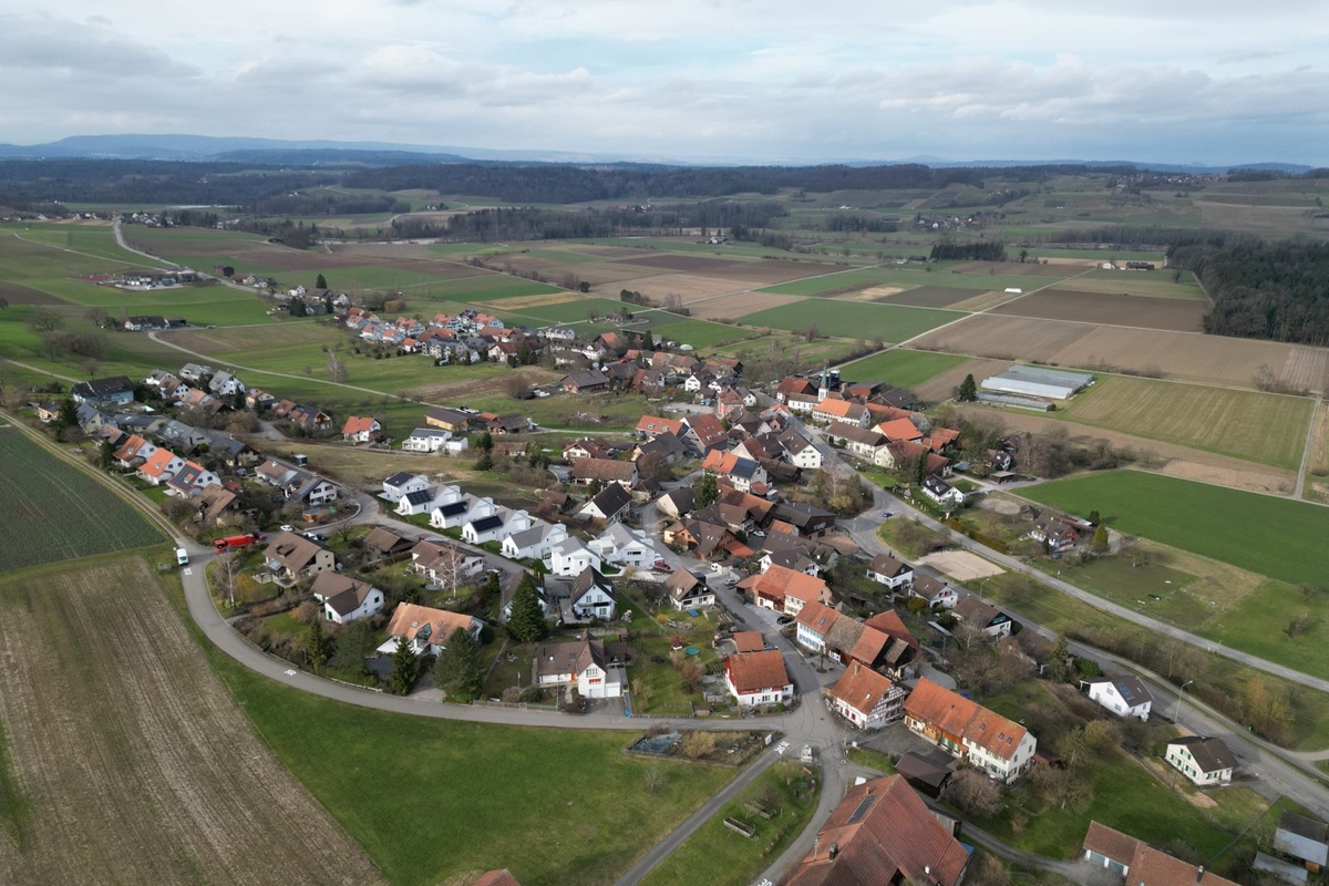 Das Haus an der Kreuzung am unteren Rand in der Bildmitte wird neu der Kernzone zugeteilt.