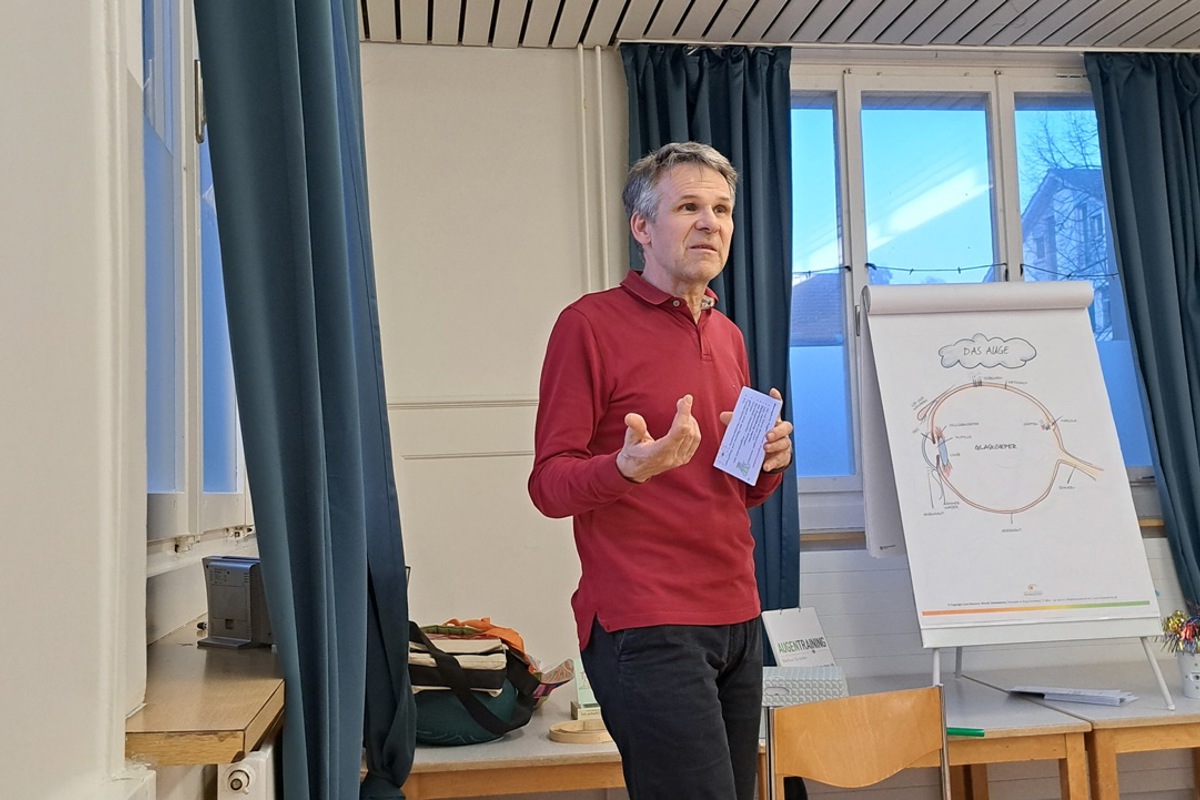 Optiker und Sehtrainer Markus Grunder erklärt