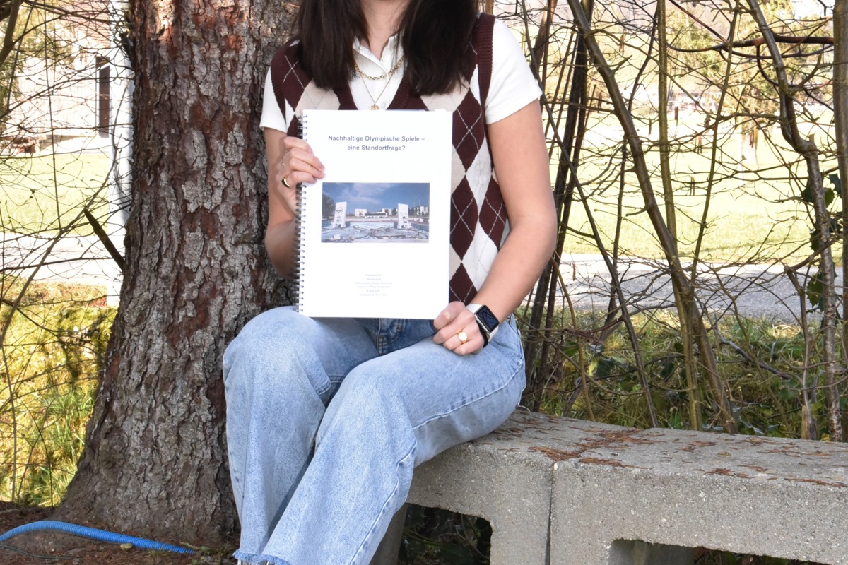 Marigna Roth wünscht sich nachhaltigere Olympische Spiele. Marigna Roth wünscht sich nachhaltigere Olympische Spiele.