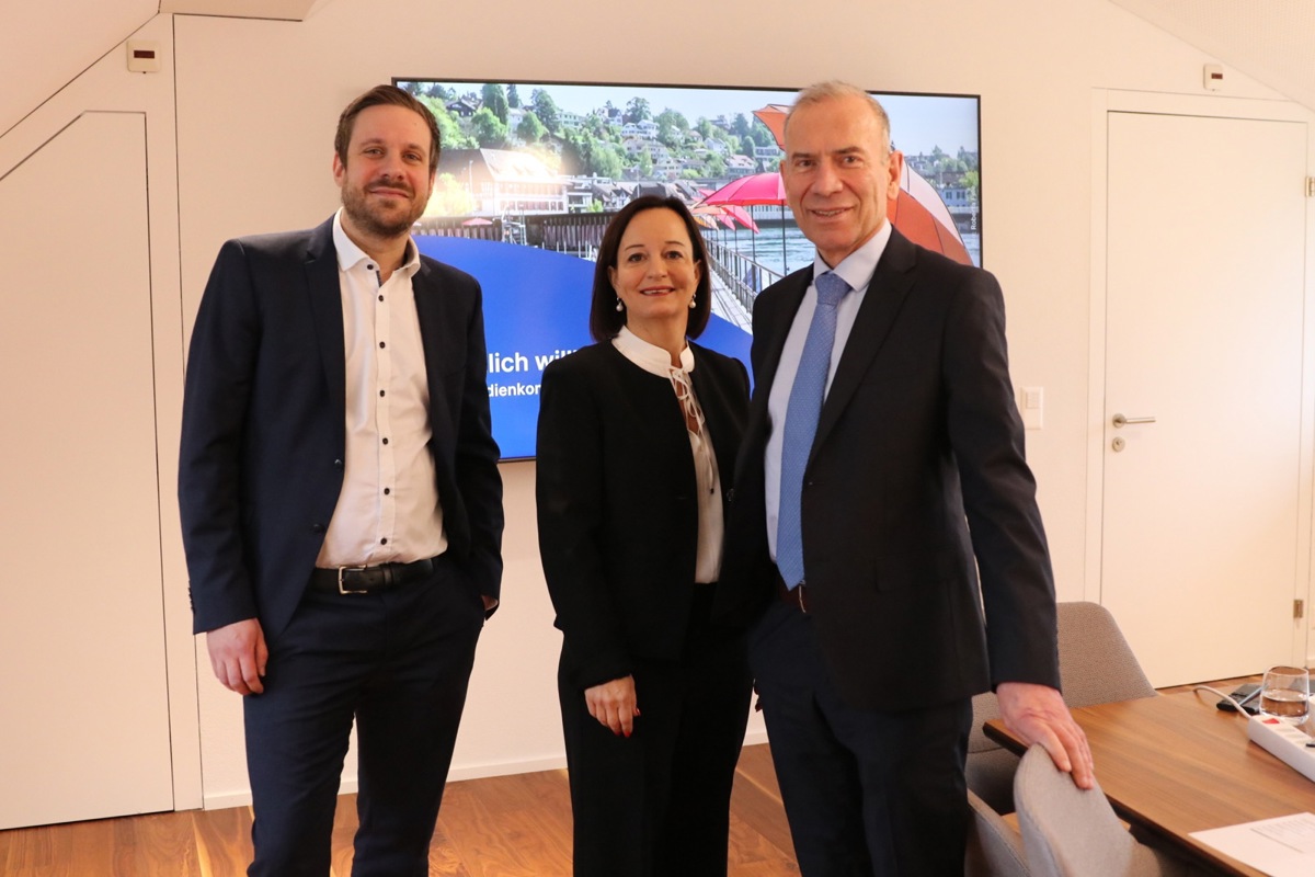 Leiten die Geschicke der EKS: Dominik Häberli, Ruth Mojentale und Hannes Germann.