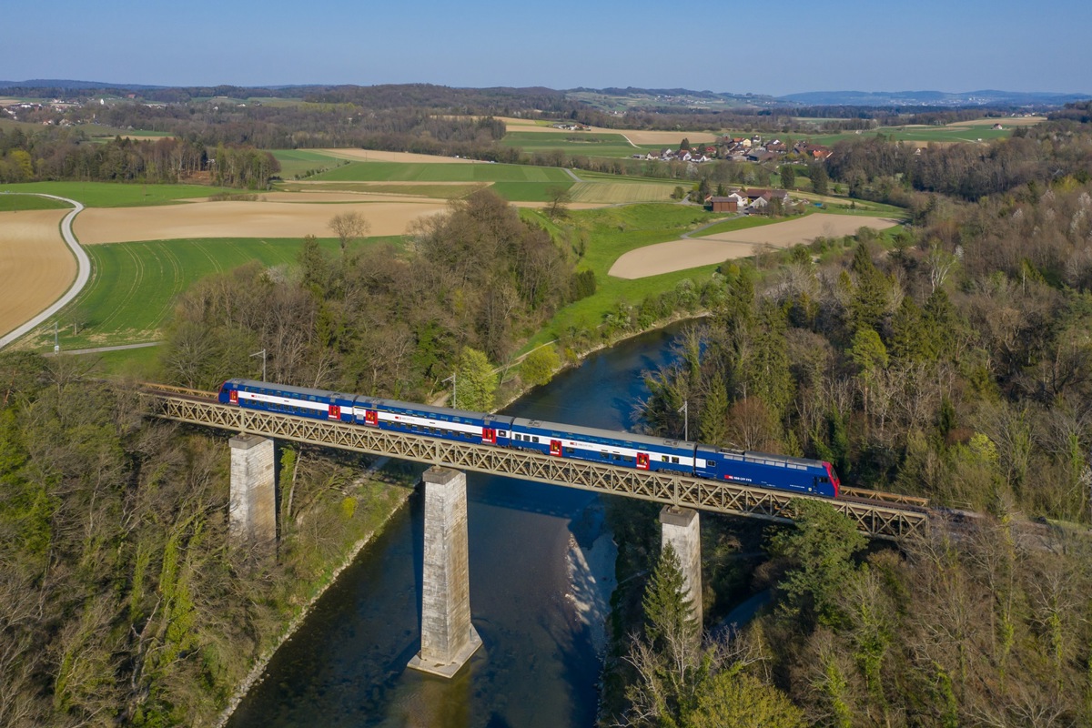 Wird in den Sommerferien saniert und kann nicht befahren werden: SBB-Thurbrücke Andelfingen.