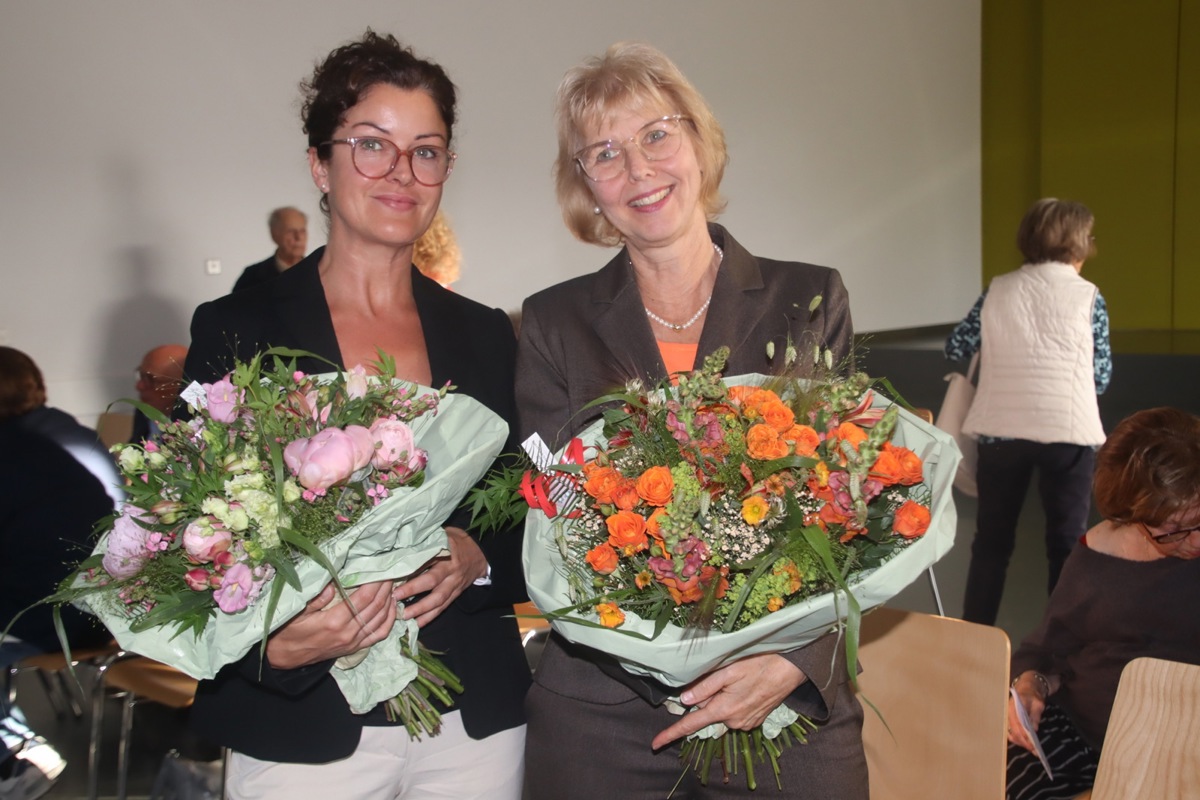 Annette Liebl (links) wird ab Juli die Geschäftsleitung der Spitex am Kohlfirst von Maja Gugger – Huggenberger übernehmen. 