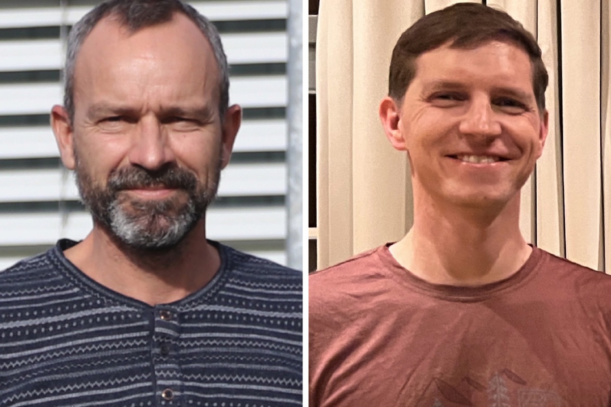 Andreas Hablützel (links) tritt ab, Felix Liebscher (rechts) übernimmt.