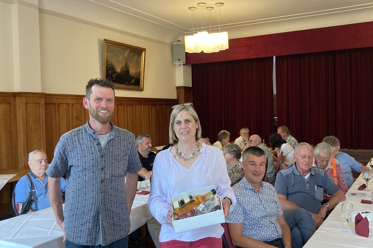 Romaine Rogenmoser erklärte am SVP-Politlunch