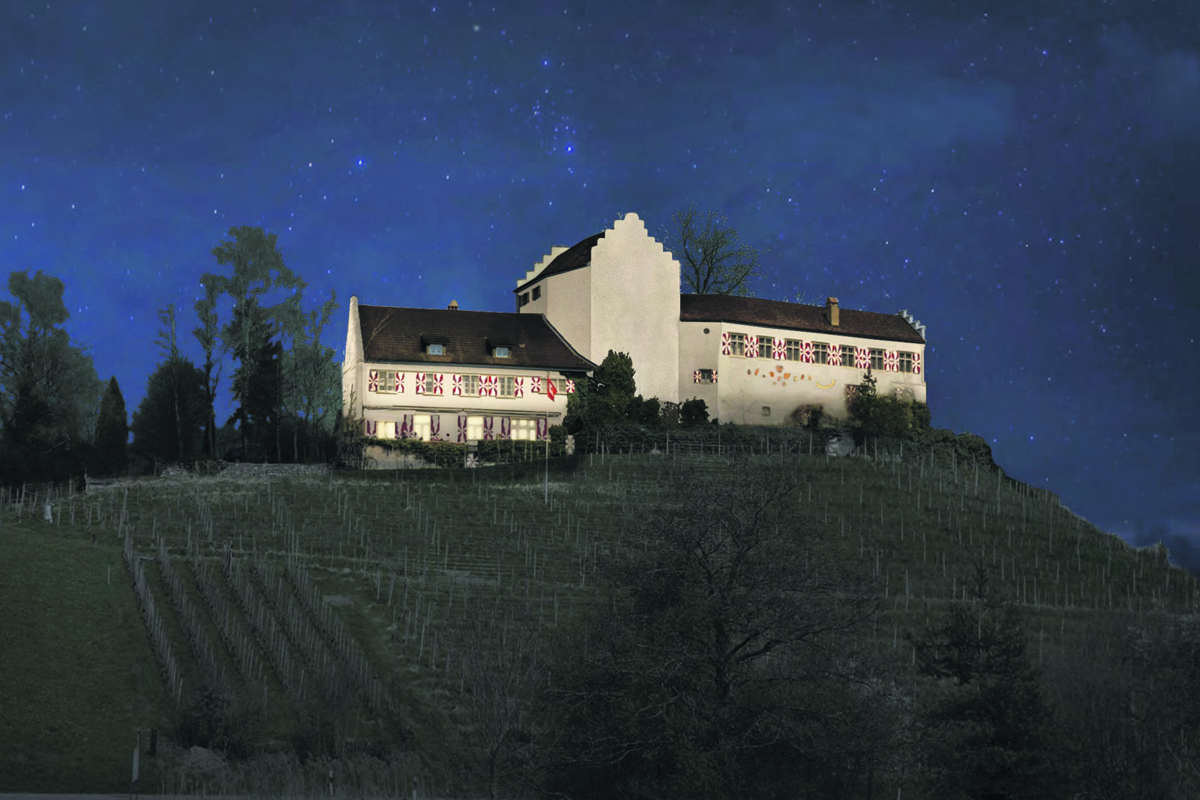 Frisch gestrichen und bald neu beleuchtet: …
