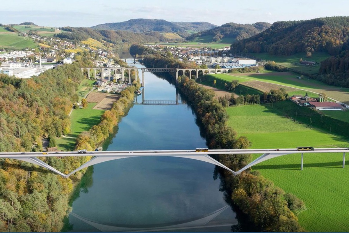 Die Siegerbrücke (vorne) einer möglichen Umfahrung.