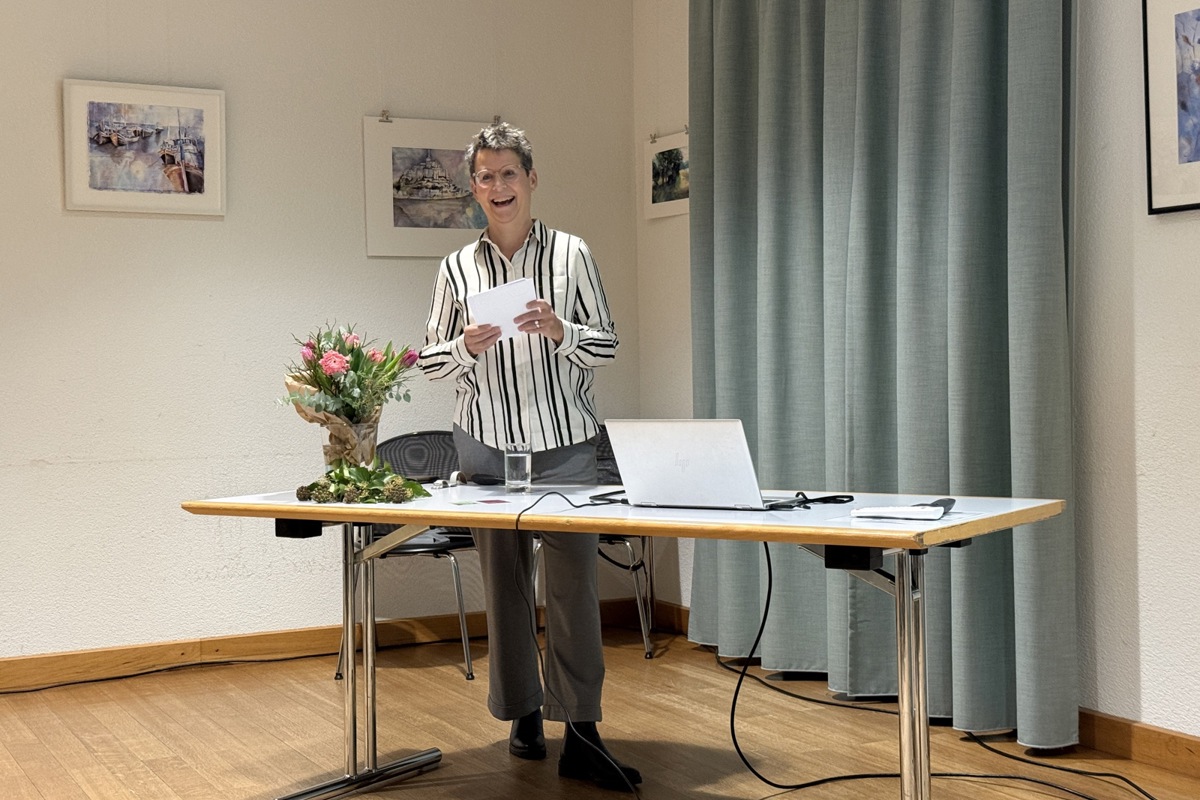 Ruth Spadin erklärte, wo das Glück zu finden ist.