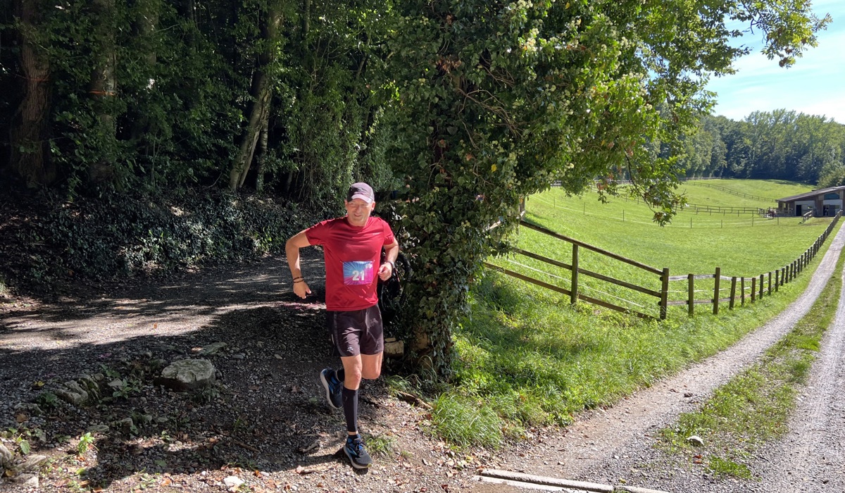 Gemeindepräsident Urs Schweizer Auf Dem Rückweg Nach Dem Wendepunkt Bei Der Pferdeweide12