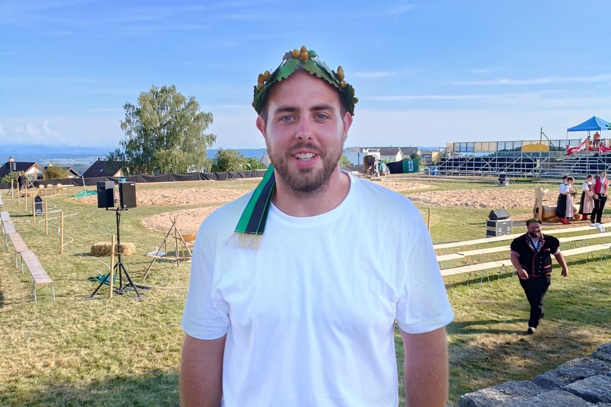Rico Baumann aus Ellikon am Rhein erkämpfte sich am Schaffhauser Kantonalen seinen insgesamt neunten Kranz.