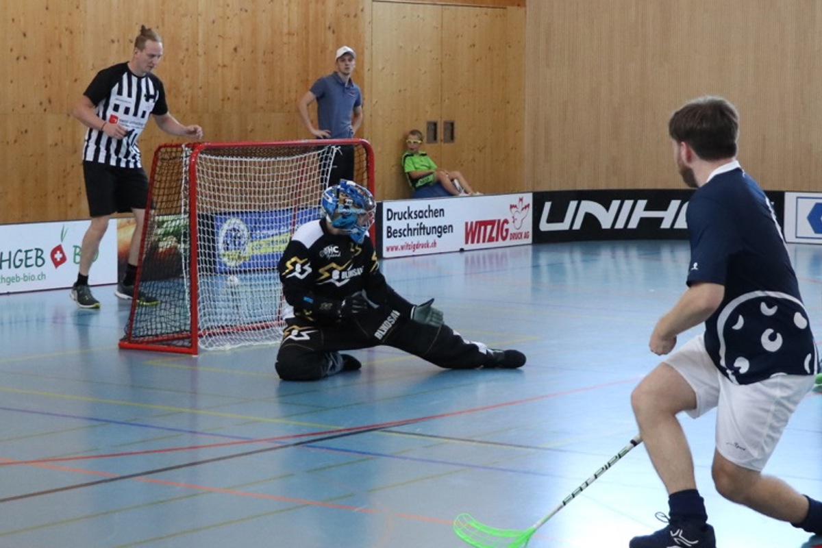 UHC-Wyland-Goalie Philipp Brunner musste sich siebenmal bezwingen lassen.