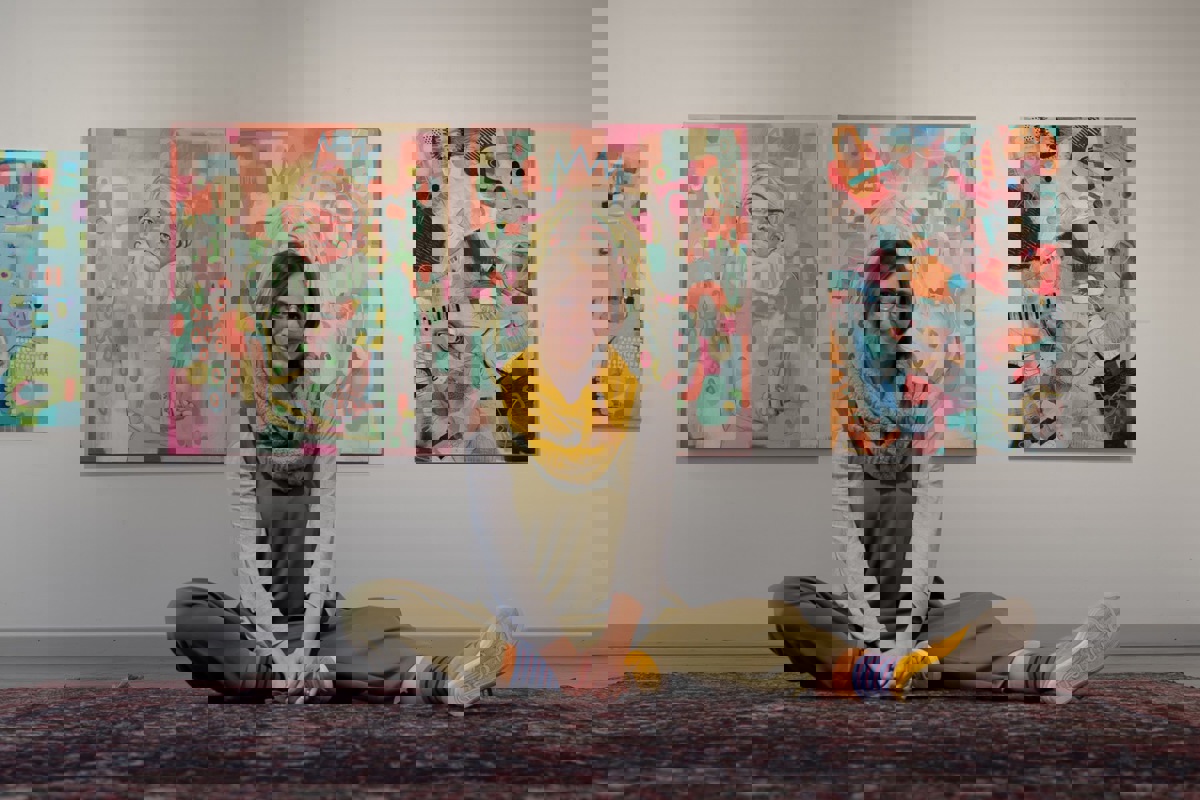 Martina Häfelfinger präsentiert gleich an ihrer ersten Ausstellung Werke in einer ganz persönlichen Bildsprache.