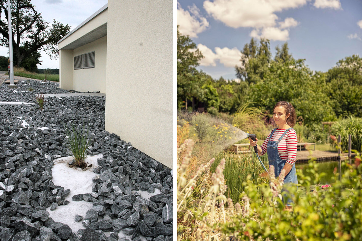 Steinwüste oder Gartentraum? Für den Gartengeräte-Hersteller Gardena ist der Fall klar. In einer Medienmitteilung gibt er Tipps Steinwüste oder Gartentraum? Für den Gartengeräte-Hersteller Gardena ist der Fall klar. In einer Medienmitteilung gibt er Tipps