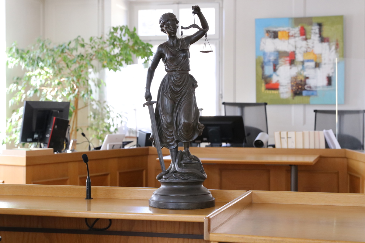 Der Gerichtssaal des Bezirksgericht Andelfingen. Der Gerichtssaal des Bezirksgericht Andelfingen.