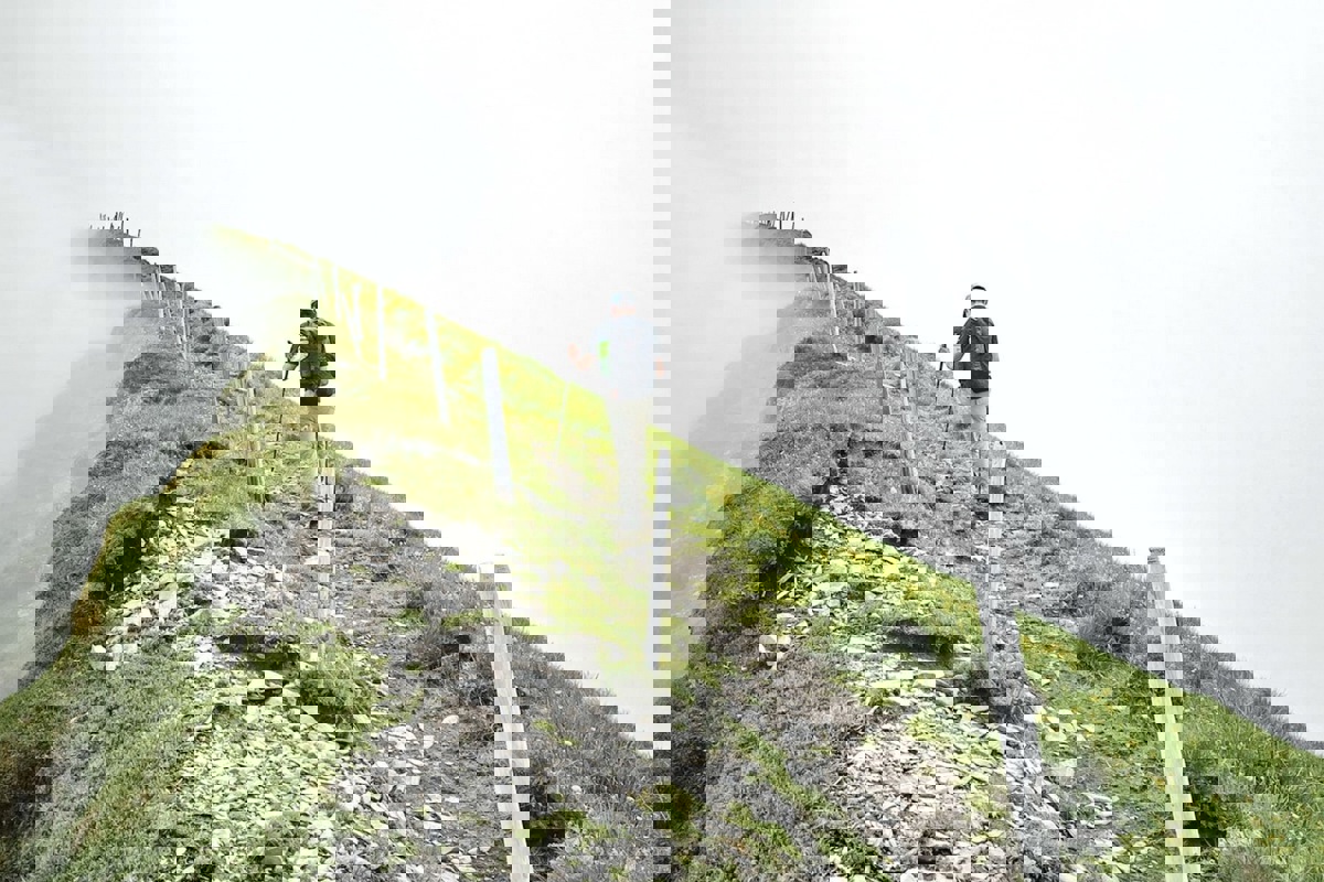 Auch ein Nebelmeer kann schön sein. Das Wetter ist aber ein wichtiger Faktor bei der Planung von Bergwanderungen.