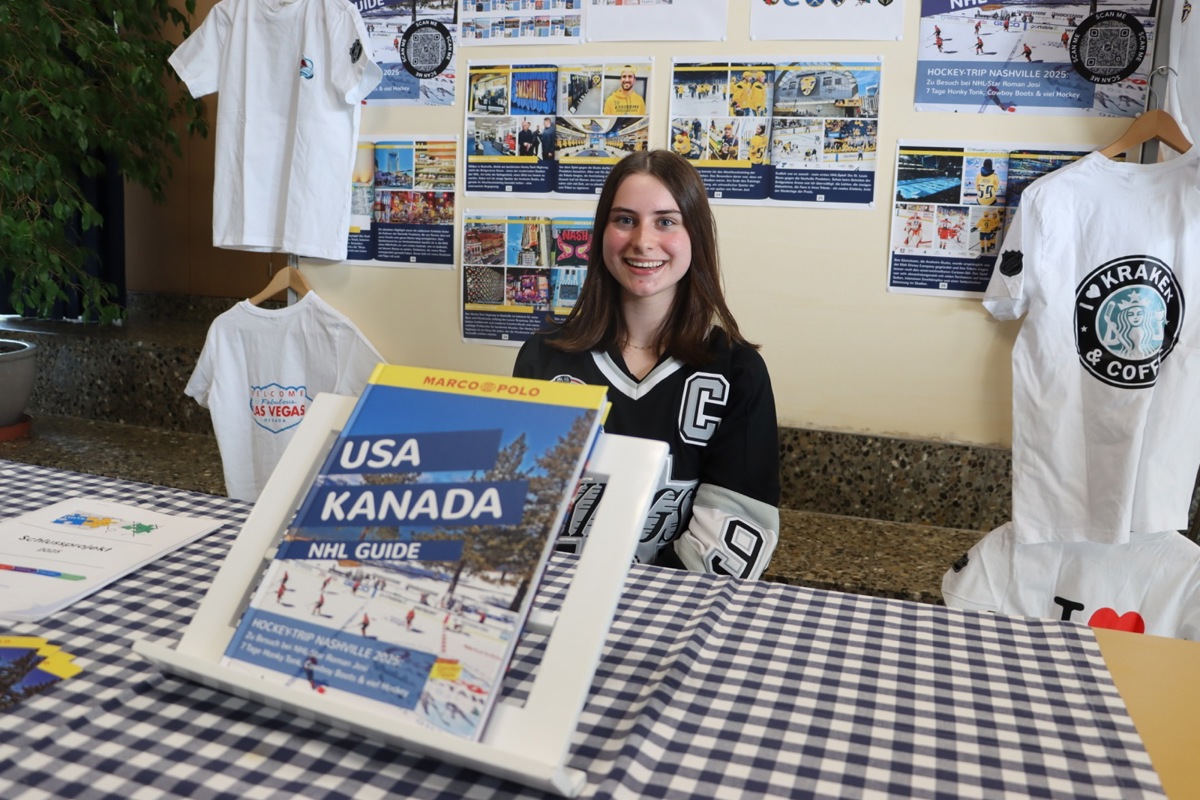 Anna Diggenmann gestaltete ihr eigenes Buch über Eishockey und die NHL.