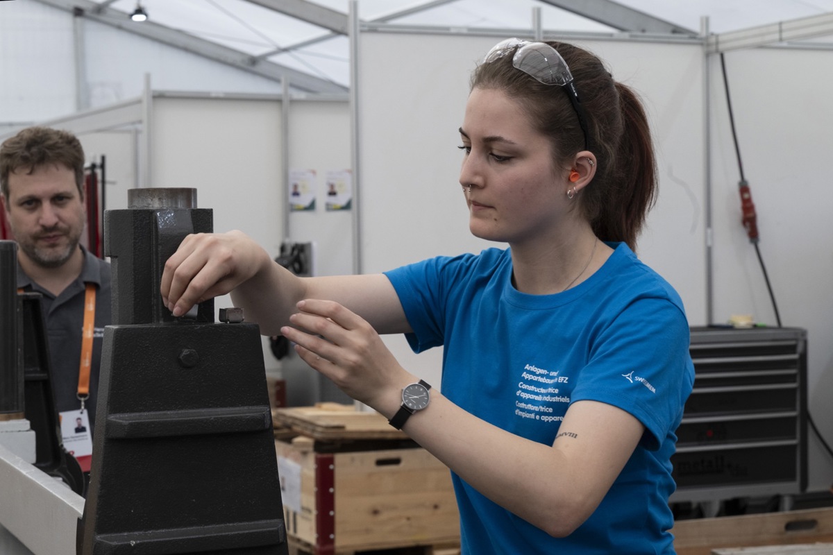 Daria Wehrli aus Buch am Irchel gewann an den Swiss Skills Silber in der Branche Anlagen- und Apparatebau.