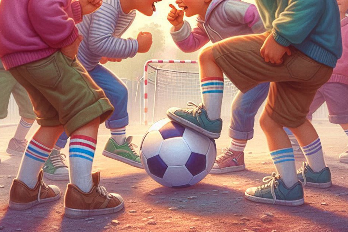 Am Anfang ging es um einen Fussball.