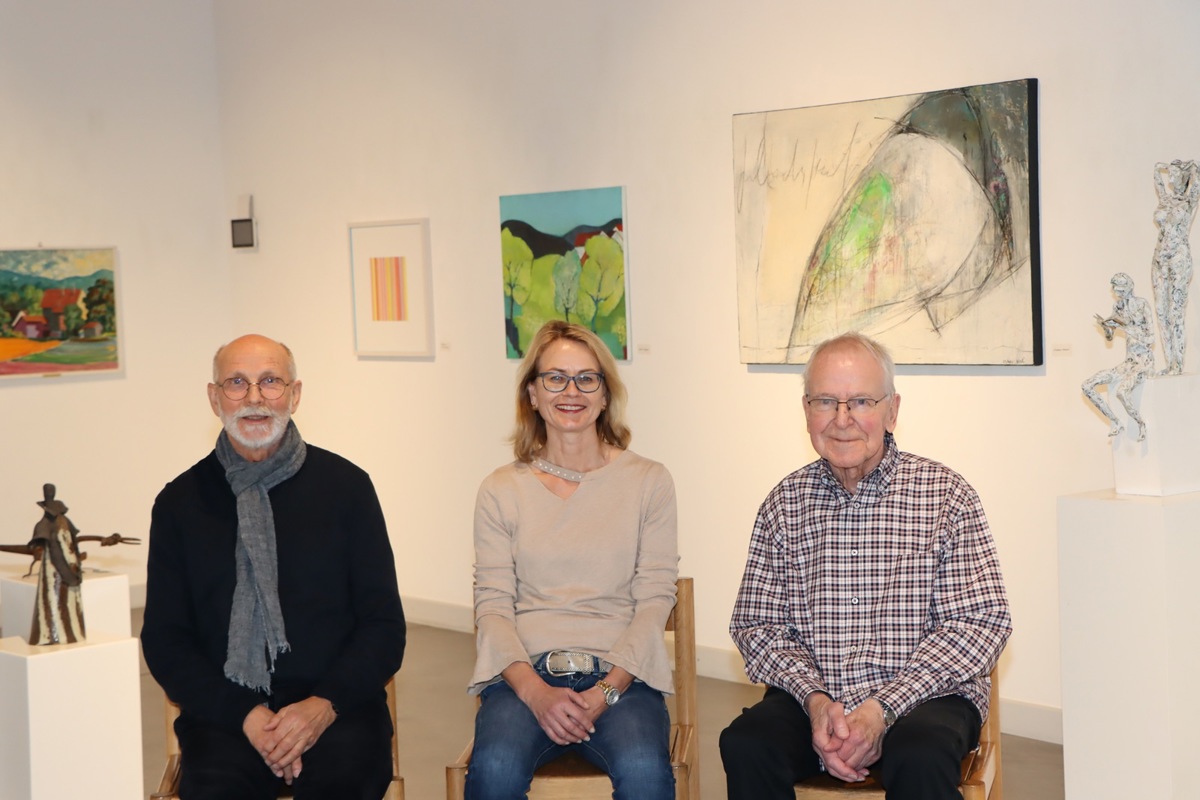 Mussten sich fürs Foto hinsetzen