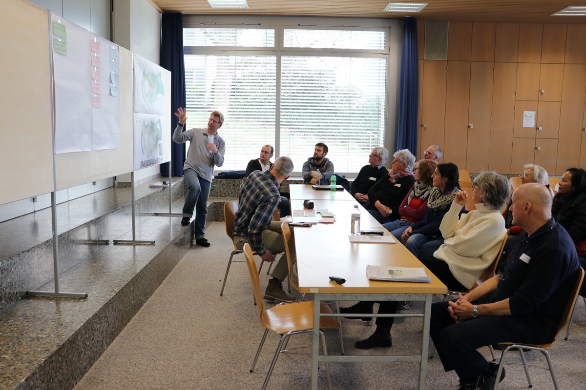 In der Runde mit Gemeindepräsident Serge Rohrbach war die demografische Entwicklung das Thema.