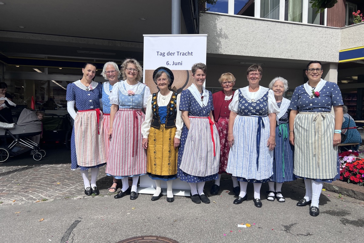 Die Gruppe aus Andelfingen strahlte mit der Sonne um die Wette.