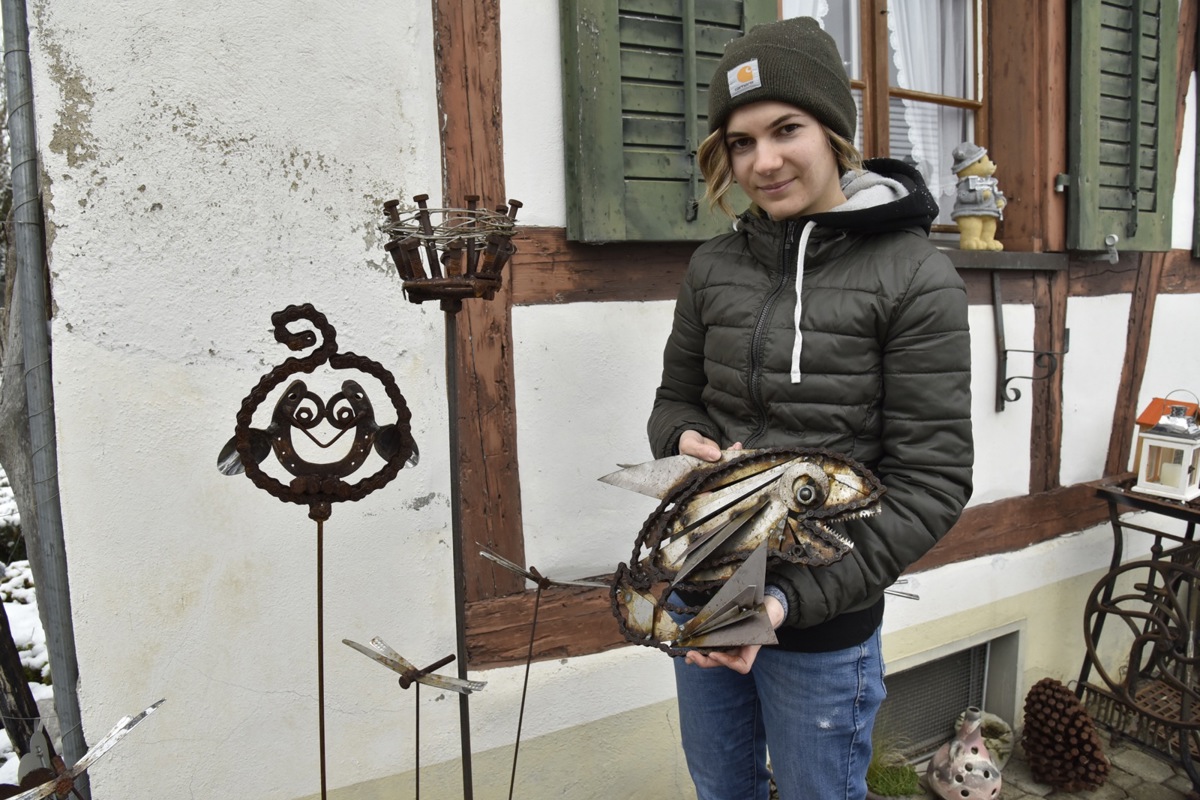 Für Priska Schmid ist eine Skulptur erst dann wirklich vollendet