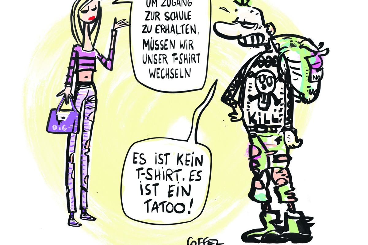In der Schule soll nicht erlaubt sein