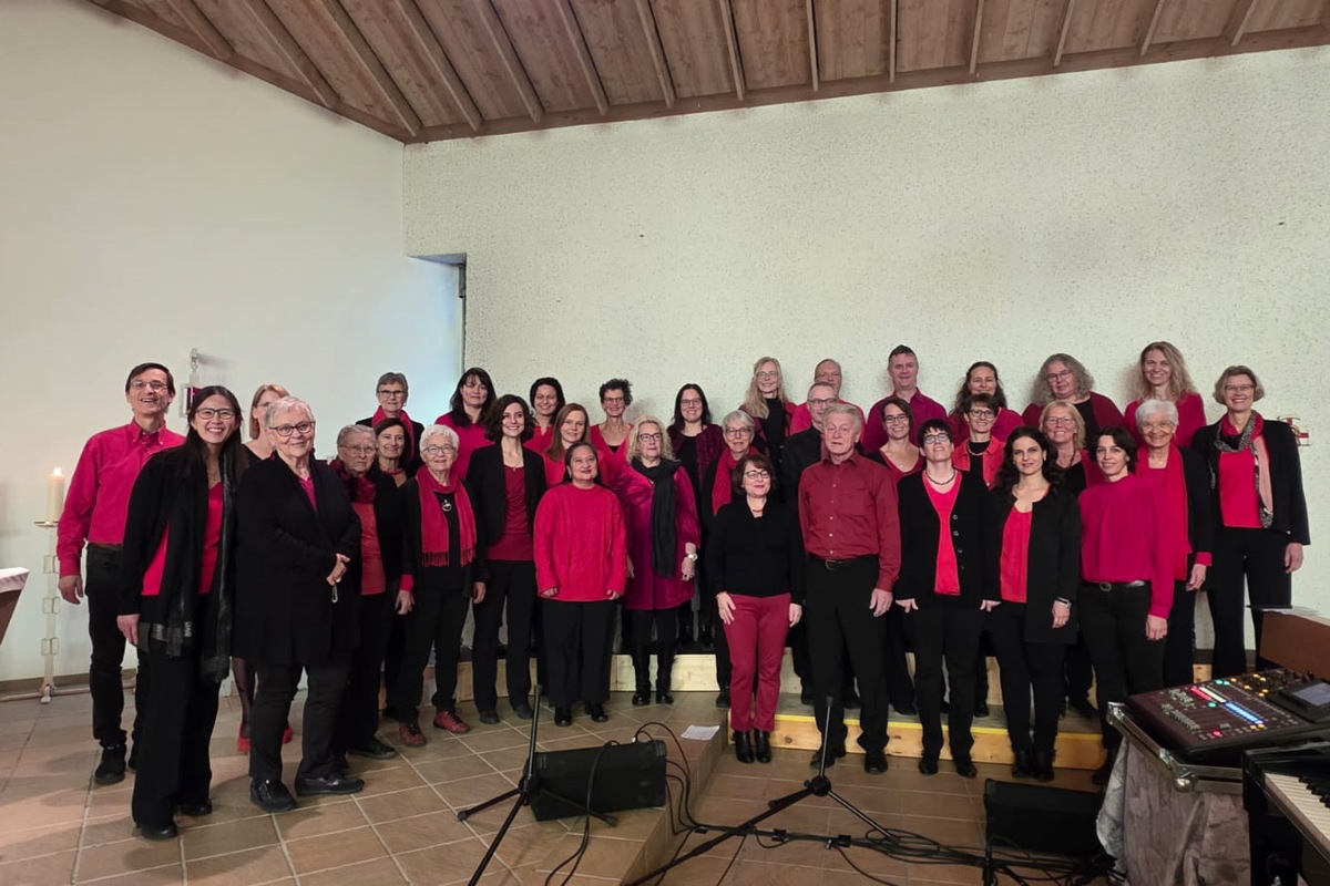 Sorgte für einzigartige Stimmung: der eigene Gospelchor.