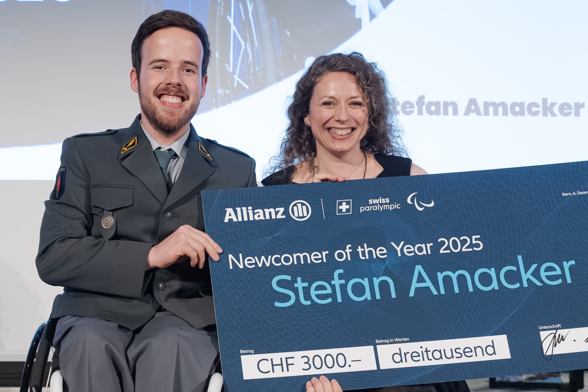 Stefan Amacker erhielt die mit 3000 Franken dotierte Auszeichnung.