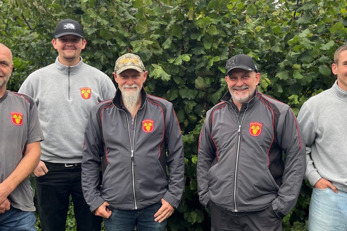 Das Siegerteam des MSV Truttikon im Feld A (von links): Thomas Maier, Neo Baum­gartner, Heinz Bucher, Martin Girsberger und Luca Girsberger. Klicken Sie auf das Bild zur Vollansicht.