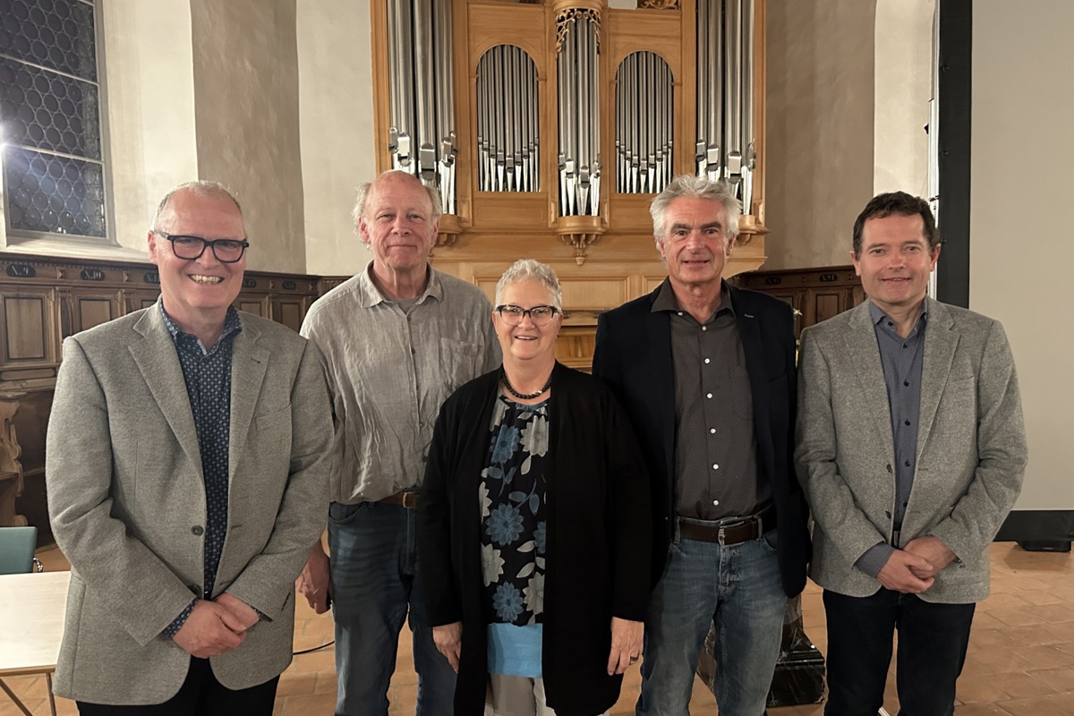 Von links: Bruno Früh (neu)