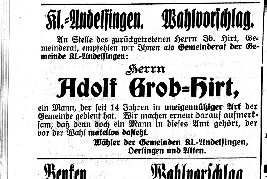 1401 7 Inserat Wahlvorschlag 1925 Archiv11