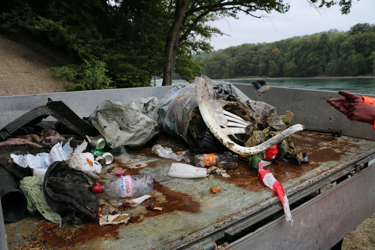 Clean-up-Day 2017 in der Bachdelle Dachsen – im nächsten Sommer wird die Anlage mit Kameras ausgerüstet