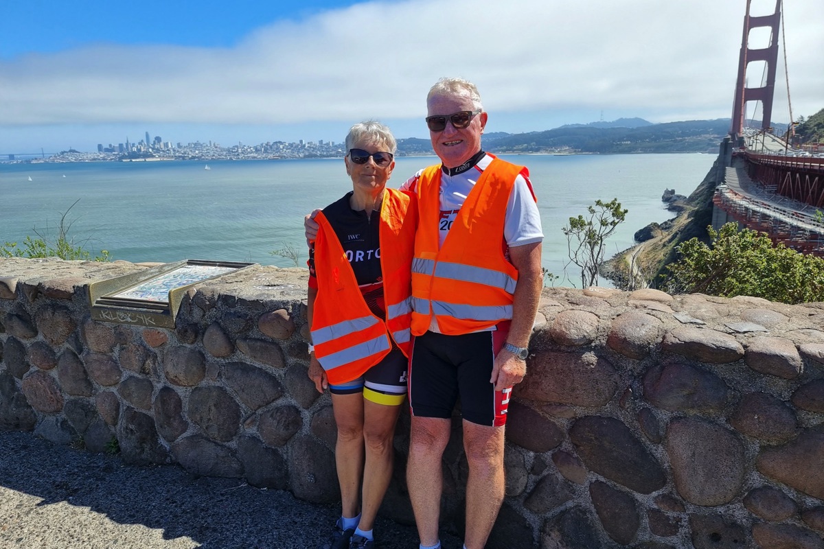 Ruth Meister Otth und Théo Otth fuhren mit ihren Velos von Vancouver entlang der Westküste bis nach San Diego.