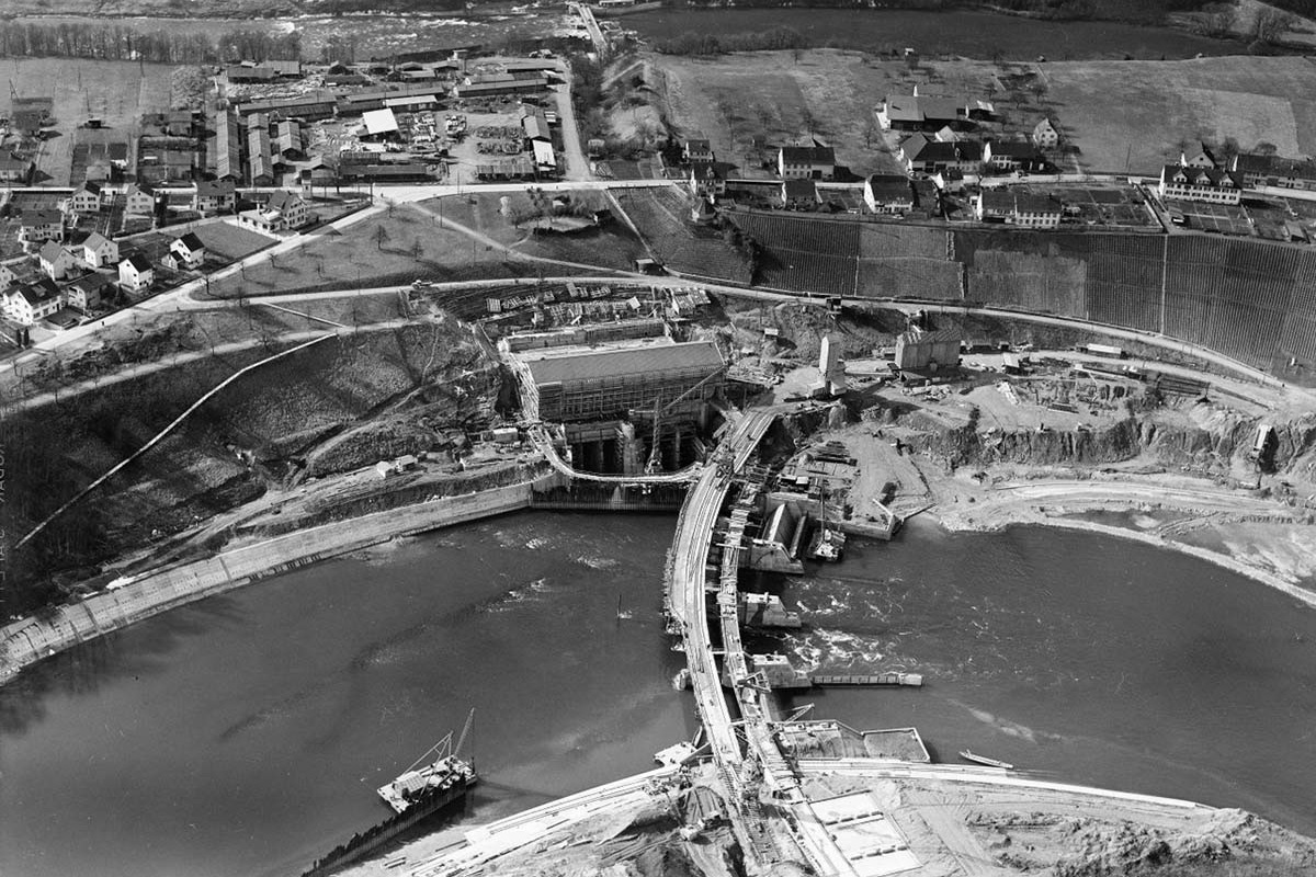 Die Baustelle 1956