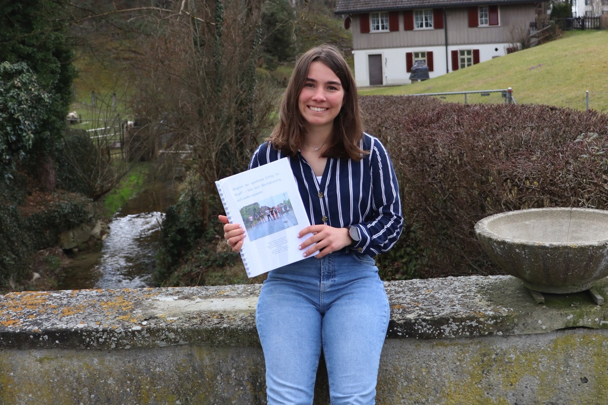 Julia Steiner befasste sich in ihrer Maturarbeit mit den Auswirkungen von Mentaltraining im Laufsport.