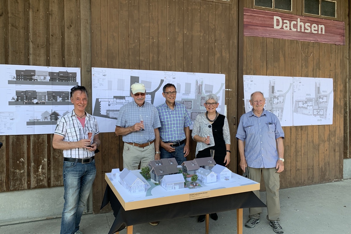 Architekt Kurt Steiner (l.) hat in der Zeit