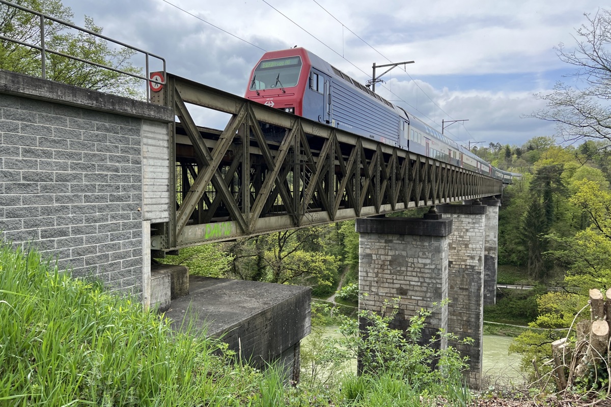 Die Brücke bei Andelfingen ist in besserem Zustand als jene bei Ossingen. Für einen Zusammenschluss der beiden Linien käme sie aber nicht infrage.