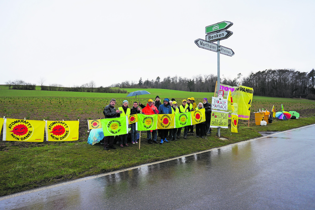 Das Tiefenlager stösst im Weinland auf Widerstand. Das Tiefenlager stösst im Weinland auf Widerstand.