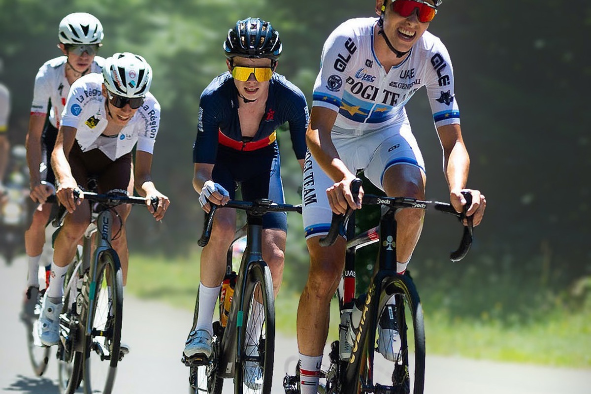 Der Aargauer Jan Christen (ganz vorne im Europameister-Trikot) gehört am GP Rüebliland zu den ganz grossen Favoriten.